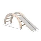 Arco Pikler con Rampa: diagrama con medidas del arco Pikler y la rampa